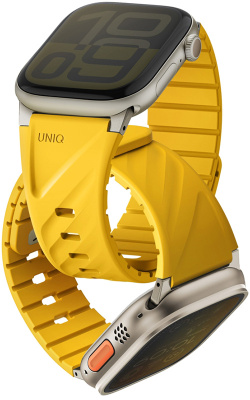uniq_fluo_silicon_apple_watch49_golden_yellow_1