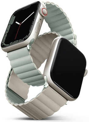 uniq_revix_magnetic_apple_watch42_sage_beige_1
