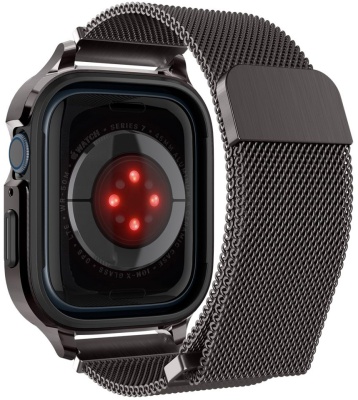 Spigen_metal_fit_pro_apple_watch45мм_graphite_3