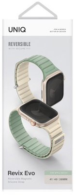 uniq_revix_evo_magnetic_apple_watch42_mint_beige_5